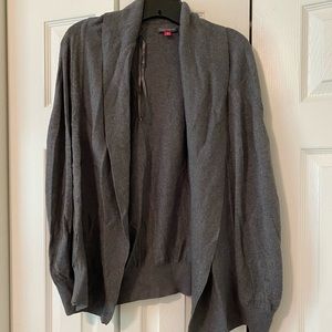 VINCE CAMUTO Gray Sweater Poncho Cardigan